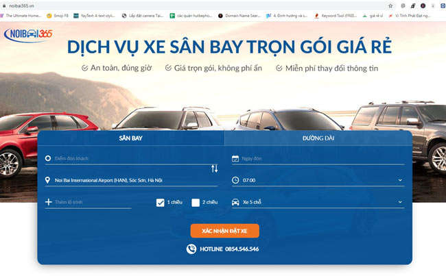 Đăng ký thuê xe 7 chỗ